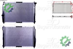 Aveo T200 / T250 1.4 Su Radyatörü 96816483