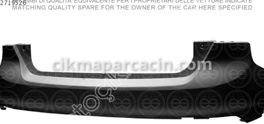 Ford Focus Arka Tampon çıkma parça