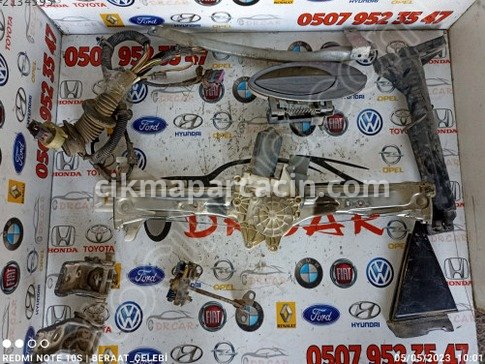 Citroen C5 Sol Arka Kapı çıkma parça