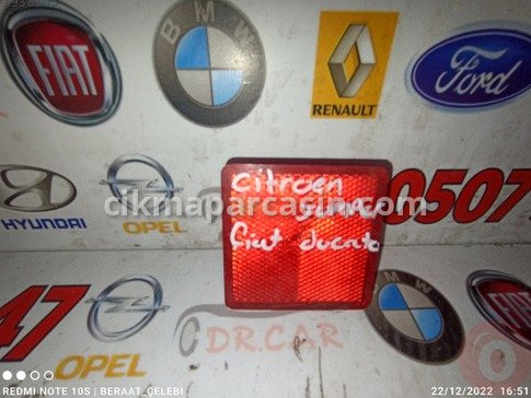 Citroen Jumper Tampon Reflektörü çıkma parça