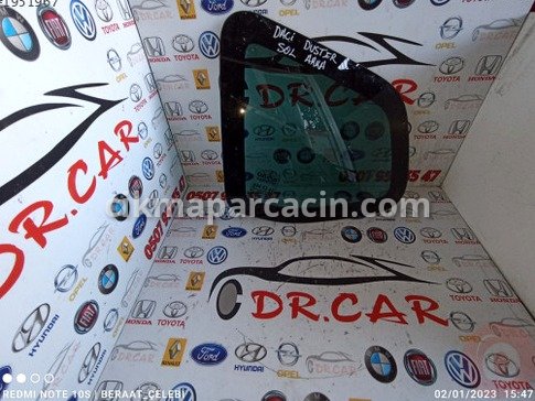 Dacia Duster Cam çıkma parça