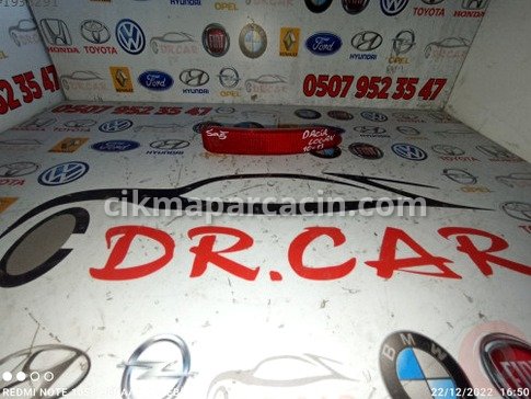 Dacia Logan Tampon Reflektörü çıkma parça