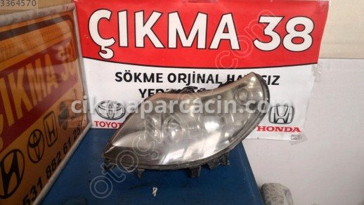 Citroen Jumper Sol Ön Far çıkma parça