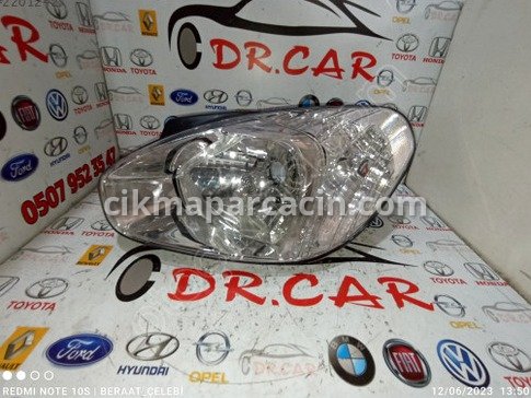 Hyundai Accent Sol Ön Far çıkma parça