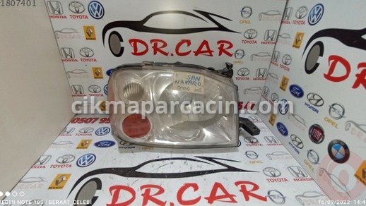 Nissan Navara Far çıkma parça