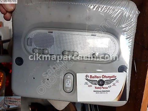 Nissan Qashqai Tavan Lambası çıkma parça