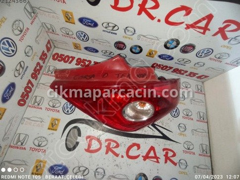 Opel Corsa Sağ Arka Stop çıkma parça