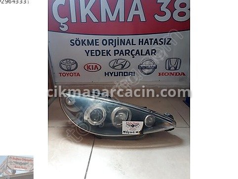 Peugeot 206 Sağ Ön Far çıkma parça