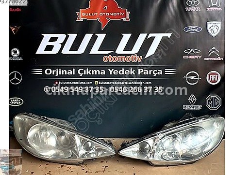 Peugeot 206 Sağ Ön Far çıkma parça
