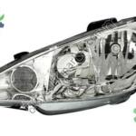 PEUGEOT 206 ÖN FAR SAĞ 98-06 ŞEFFAF 6204S9