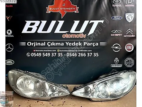 Peugeot 206 Sol Ön Far çıkma parça - Bulut Otomotiv Orjinal Çıkma ve Yedek Parça İzmir