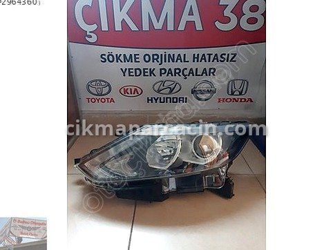 Nissan Qashqai Sağ Ön Far çıkma parça