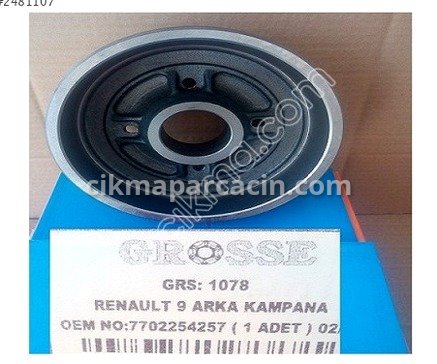 Renault Captur Arka Tampon çıkma parça