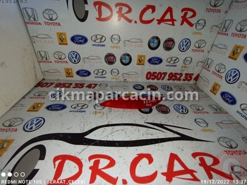 Renault Fluence Tampon Reflektörü çıkma parça