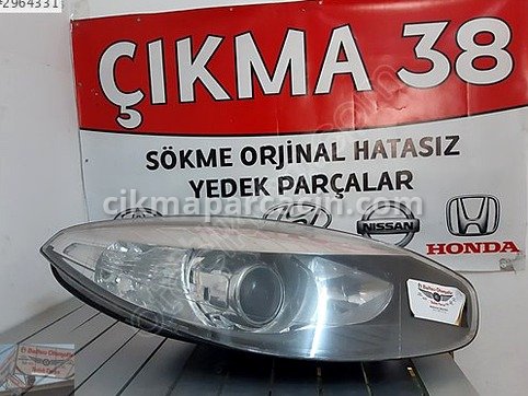 Renault Fluence Sağ Ön Far çıkma parça