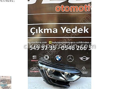 Renault Megane Sağ Ön Far çıkma parça