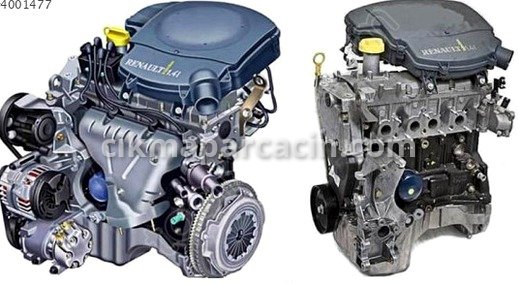 Renault Captur Komple Motor çıkma parça