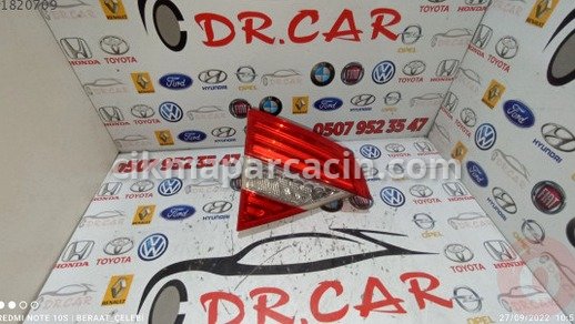 Skoda Superb Sol İç Stop çıkma parça