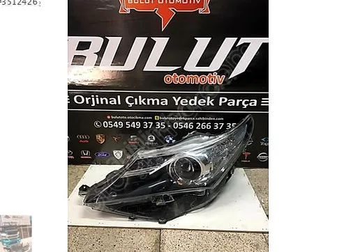 Toyota Auris Sağ Ön Far çıkma parça - Bulut Otomotiv Orjinal Çıkma ve Yedek Parça İzmir