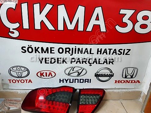 Toyota Corolla Sağ Arka Stop çıkma parça