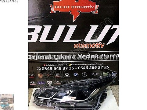 Toyota Corolla Sol Ön Far çıkma parça