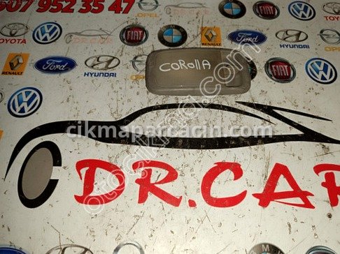 Toyota Corolla Tavan Lambası çıkma parça