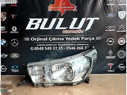Toyota Hilux Sol Ön Far çıkma parça - Bulut Otomotiv Orjinal Çıkma ve Yedek Parça İzmir
