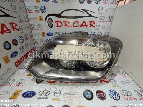 Volkswagen Amarok Sol Ön Far çıkma parça