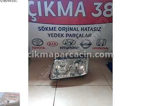Volkswagen Bora Sol Ön Far çıkma parça