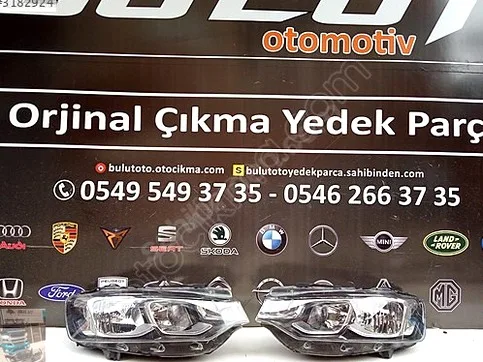 Citroen C-Elysee Sağ Ön Far çıkma parça - ANKA OTO YEDEK PARÇA İZMİR