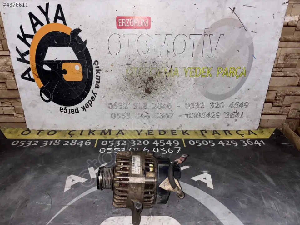Fiat Fiorino Şarj Dinamosu çıkma parça - AKKAYA ÇIKMA PARÇA Erzurum
