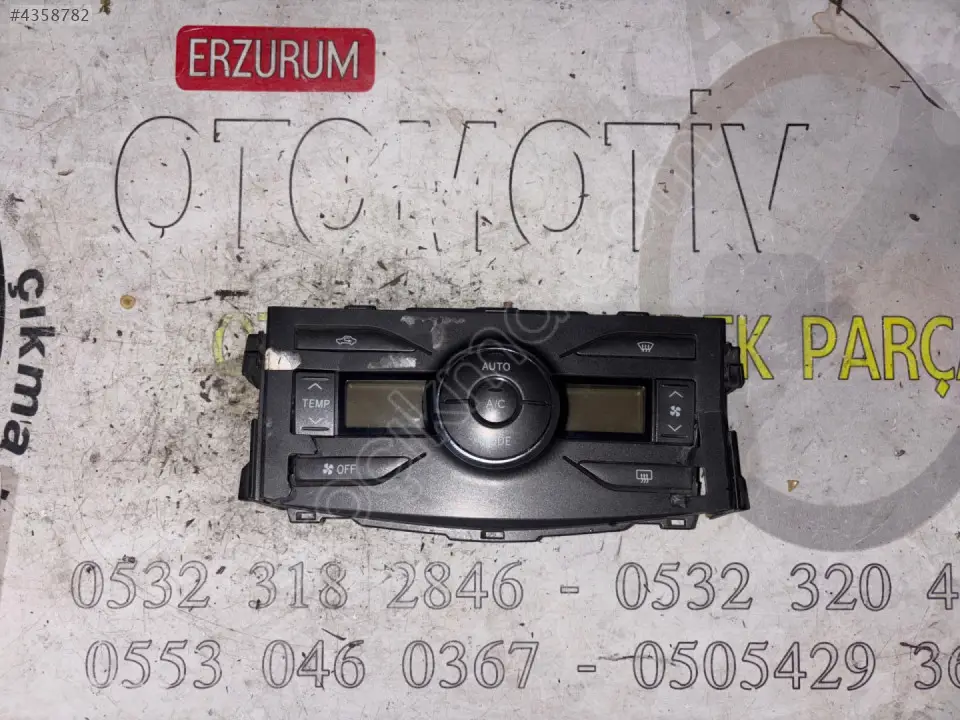 Toyota Corolla Klima Kontrol Paneli çıkma parça - AKKAYA ÇIKMA PARÇA Erzurum