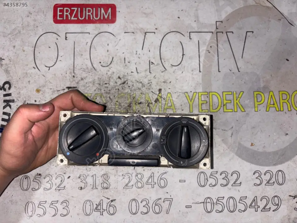 Volkswagen Transporter Kalorifer Kontrol Paneli çıkma parça - AKKAYA ÇIKMA PARÇA Erzurum