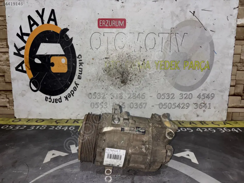 Renault Captur Klima Kompresörü çıkma parça - AKKAYA ÇIKMA PARÇA Erzurum