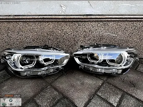 BMW 1 Serisi Sol Ön Far çıkma parça - VİZYON GRUP ORJİNAL ÇIKMA YEDEK PARÇA İstanbul
