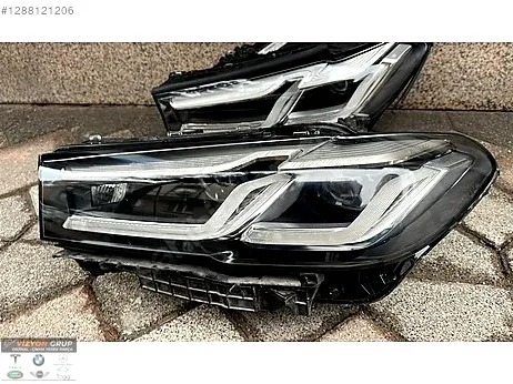 BMW 5 Serisi Sol Ön Far çıkma parça - VİZYON GRUP ORJİNAL ÇIKMA YEDEK PARÇA İstanbul