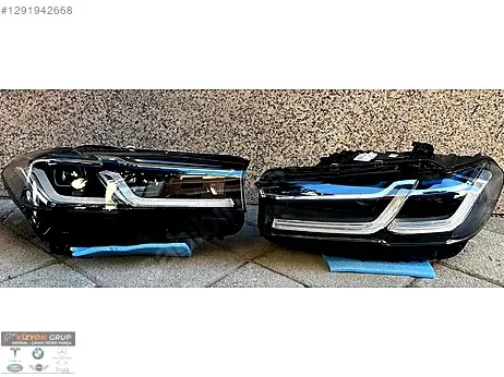 BMW 5 Serisi Sağ Ön Far çıkma parça - VİZYON GRUP ORJİNAL ÇIKMA YEDEK PARÇA İstanbul