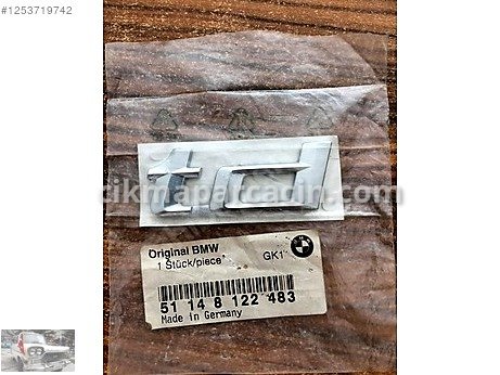 BMW 5 Serisi Amblem çıkma parça