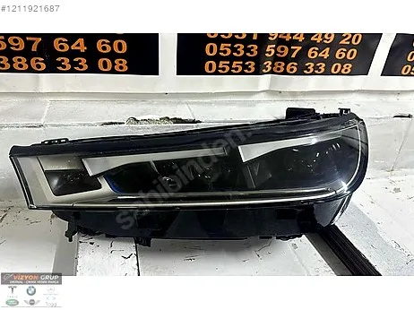 BMW 1 Serisi Sol Ön Far çıkma parça - VİZYON GRUP ORJİNAL ÇIKMA YEDEK PARÇA İstanbul
