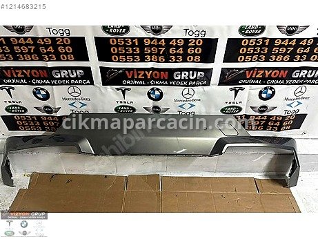 BMW iX Arka Difüzör çıkma parça
