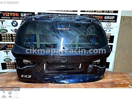 BMW X3 Bagaj Kapağı çıkma parça