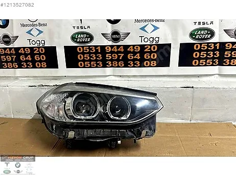 BMW X3 Sağ Ön Far çıkma parça - VİZYON GRUP ORJİNAL ÇIKMA YEDEK PARÇA İstanbul