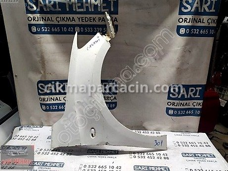 Citroen C-Elysee Çamurluk (Ön) çıkma parça