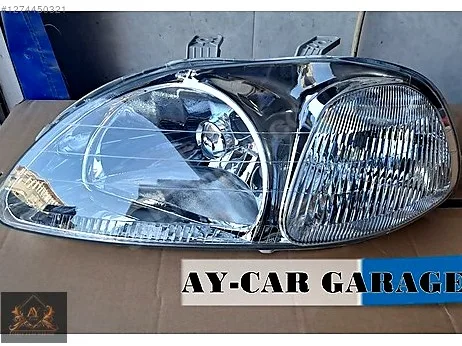 Honda Civic Sol Ön Far çıkma parça - AY-CAR AUTO YEDEK PARÇA İstanbul