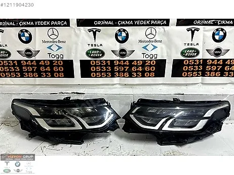 Land Rover Discovery Sol Ön Far çıkma parça