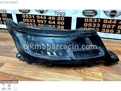 Land Rover Range Rover Sağ Ön Far çıkma parça