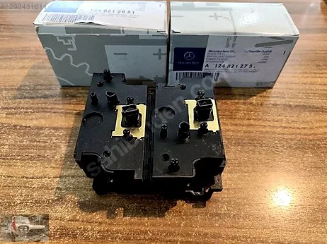 MERCEDES W124 KOLTUK AYAR ŞALTER TAKIMI A1248212751 A1248212851