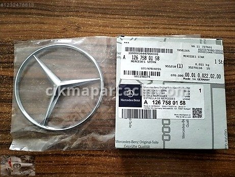 Mercedes-Benz SL Bagaj Arması çıkma parça