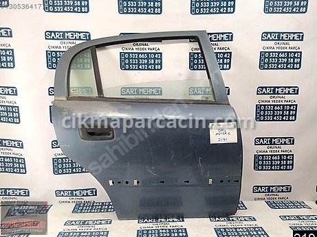 Opel Astra Kapı (Arka Sağ) çıkma parça