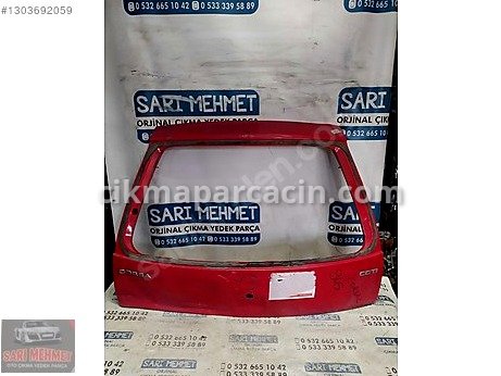 Opel Corsa Bagaj Kapağı çıkma parça